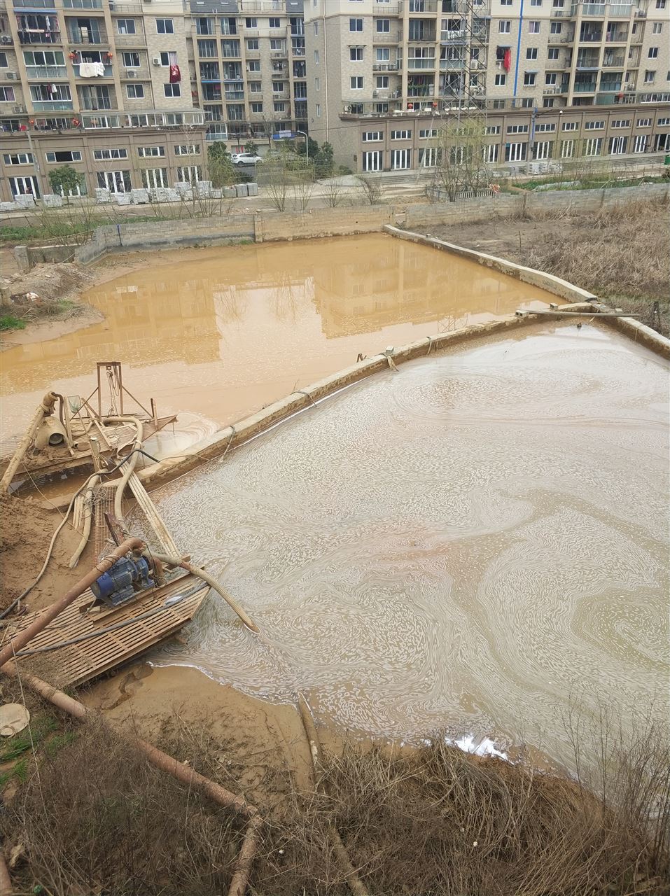 张湾沉淀池淤泥清理-厂区废水池淤泥清淤